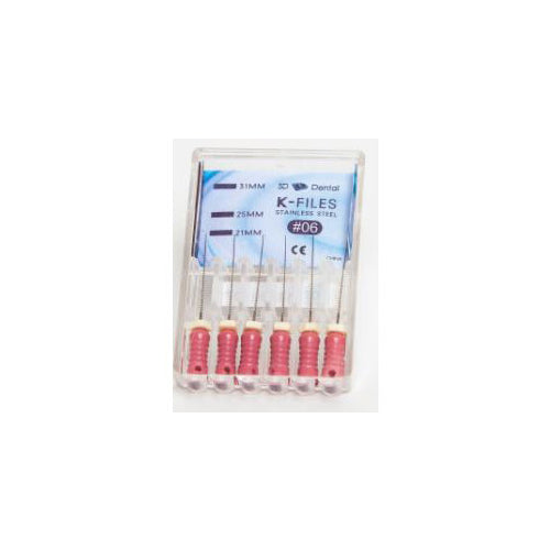 House Brand KF2130 K-File Flex Type 21mm #30 6/Pk House Brand KF2130 K-File Flex Type 21mm #30 6/Pk